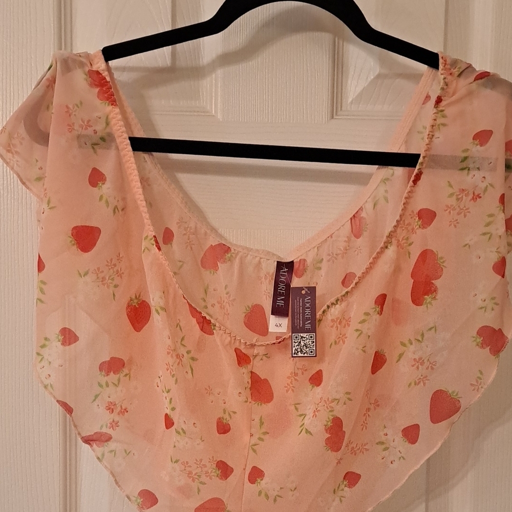 Adore Me Pink Strawberries Pantie
